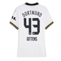 Camisa de Futebol Borussia Dortmund Jamie Bynoe-Gittens #43 Equipamento Alternativo Mulheres 2024-25 Manga Curta